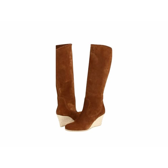 Donald J. Pliner Quinn Women’s Suede Leather Espadrille High Boots 7.5M - Picture 2 of 10